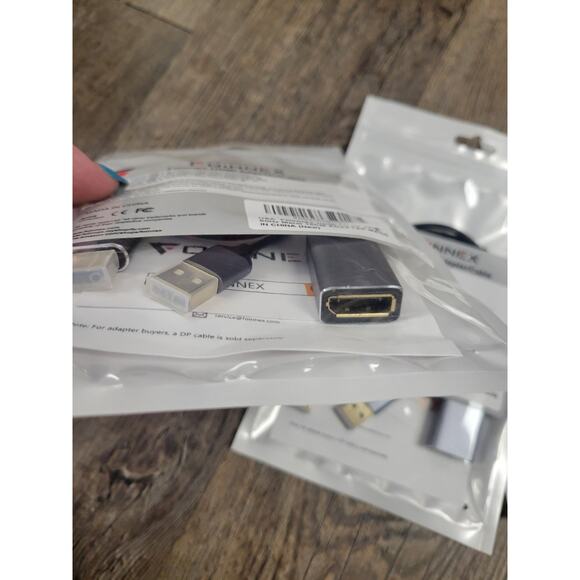 FOiNNEX Dp USB HDMI Adapter Cable Brand new Lot of 4 - Picture 6 of 7